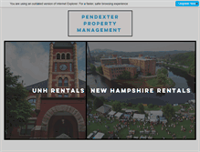 Tablet Screenshot of pendexter.net